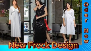 New Frock Design  2024 Butifull Frock Design  Frock online Oders [upl. by Rabbi697]