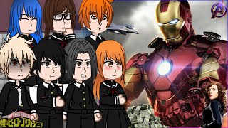 Dekus Past Class react to Deku as Iron Man  MHABNHA [upl. by Ahsiekit312]