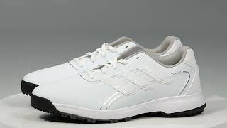 adidas Traxion Lite Max SL Golf Shoes WhiteSilverBlack [upl. by Rowan]