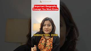 Must Know Geography Concept – Subduction Zone  UPSC Essentials upsc geographyoptional [upl. by Llert]