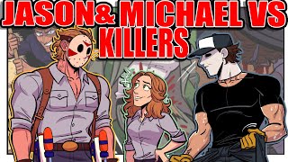 Jason amp Michael Myers Vs Killers Camp Counselor Jason Friday the 13th Comic Dub [upl. by Tasiana]