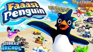 Faaast Penguin Gameplay  Zebras Arcade [upl. by Etolas]