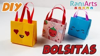 DIY  BOLSITAS DE REGALO ORIGAMI  GIFT BAGS [upl. by Nahtanoy]