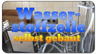 Wasserstoff Zelle selber bauen mit Knallgastest getestet HHO DryCell [upl. by Eddana]