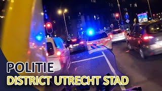 Politie  Aanhouding met verzet  Achtervolging  Verkeerscontrole  Utrecht [upl. by Zelikow327]