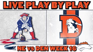 Patriots vs Broncos Live Play by Play amp Reaction [upl. by Odlanier]