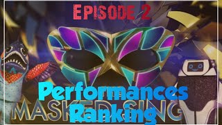 S5 E2  Performances Ranking  The Masked Singer UK [upl. by Ttocs703]