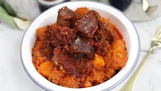 DELICIOUS NIGERIAN YAM POTTAGE AND PEPPER SAUCE  ASARO AND ATA DINDIN  SISI JEMIMAH [upl. by Heins326]