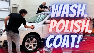 Ceramic coating application for beginners diydetail ceramiccoating autodetailing [upl. by Jarrad]