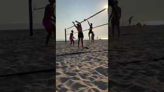 4’s Beach Volleyball with TJ Defalco and 41st Crew [upl. by Ikairik]