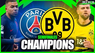 ASÍ FUE LA VICTORIA del BORUSSIA DORTMUND SOBRE PSG en la SEMIFINAL de CHAMPIONS LEAGUE ¡A LA FINAL [upl. by Ludlow]