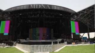 Madonna Live in Abu Dhabi at du Arena  Final Setup [upl. by Kcirdnekal]