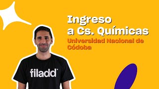 Curso Ingreso Ciencias Químicas  UNC  Filadd [upl. by Norab560]