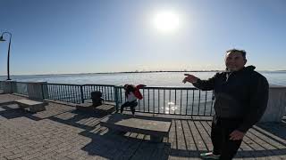 Canarsie Pier Brooklyn NY Conversation with Guyanese and Venezuelan Bird sightings [upl. by Tehc6]