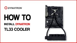 Install Dynatron TL33 Cooler [upl. by Rafaelita804]