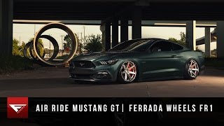 2015 Mustang GT  Bagged  Air Ride  Ferrada Wheels FR1 [upl. by Alisan453]