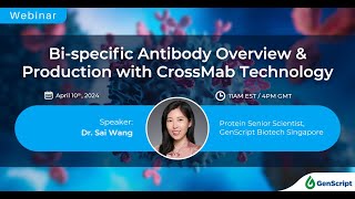 Bispecific Antibody Overview amp Production with CrossMab Technology [upl. by Aerdnahc]