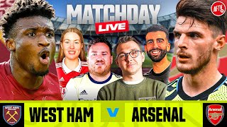 West Ham 06 Arsenal  Match Day Live  Premier League [upl. by Nimaynib307]