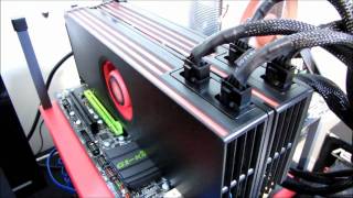 Quad SLI vs Quad Crossfire Heavyweight Showdown GTX 590 amp HD 6990 Linus Tech Tips [upl. by Lednik]