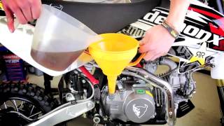 pitbike oil change [upl. by Ettennig]