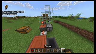 Automatische Zuckerrohr Farm 🎋minecraft [upl. by Nena]