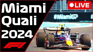 🔴F1 LIVE  Miami GP QUALI  Commentary  Live Timing [upl. by Partridge]