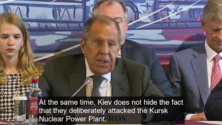 Sergey Lavrov Briefing on Current Situation with Ukraine Conflict  Sept 2024  English Subtitles [upl. by Ecinehs741]