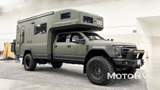 750K EarthRoamer LTi 2023 Ford F550 4WD 67L Turbo Diesel Overlanding Carbon Fiber Camper Truck [upl. by Elia]