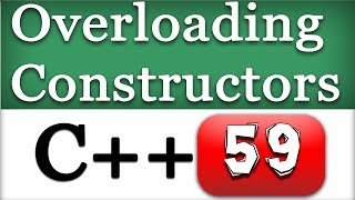 Overloading Class Constructors  C Object Oriented Programming Video Tutorial [upl. by Nolyarg]