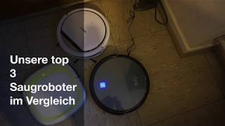 ▷ Roboter Staubsauger Test 20172018 ✅ unsere 3 besten günstigen Saugroboter im Vergleich [upl. by Ahsitel]