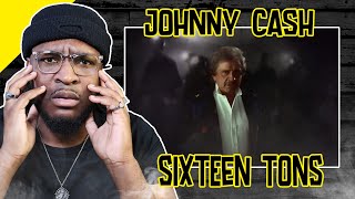 Reality Is Brutal 👷🏾‍♂️😮🔥  Johnny Cash  Sixteen Tons  REACTIONREVIEW [upl. by Idonna]