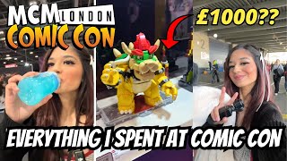 EVERYTHING I SPENT AT COMIC CON [upl. by Clay]