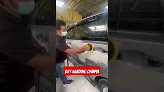 Dry Sanding Dempuldempulmobil mesin dry sandingbodyrepair amplas dry sanding [upl. by Benedetto]