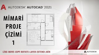 AUTOCAD PLAN ÇİZİMİ l EN KOLAY PLAN ÇİZİMİ l BAŞLANGIÇ SEVİYESİ [upl. by Niamor552]