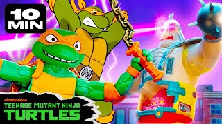 Ninja Turtle TOYS Meet Themselves in Another Dimension 🤯  TMNT [upl. by Alida646]