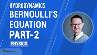 Hydrodynamics  Bernoullis Equation Part 2  MCAT Physics Prep [upl. by Nylasoj]