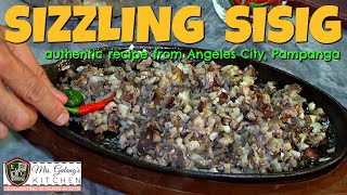 SIZZLING SISIG ANGELES CITY PAMPANGA STYLE MrsGalangs Kitchen S5 Ep5 [upl. by Fredel]