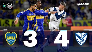 Boca 3  4 Vélez  EN UN PARTIDAZO EL FORTÍN ELIMINÓ AL XENEIZE  Copa Argentina 2024  Semifinales [upl. by Newton]