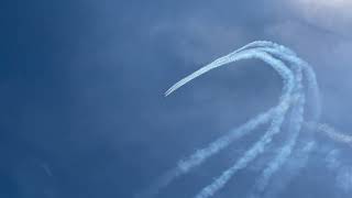 Blue Angels Fleur de Lis  Bethpage Federal Credit Union Airshow at Jones Beach NY 2022 [upl. by Ruhtracm]