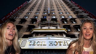 OVERNIGHT Investigation at The Infamous Cecil Hotel  Haunted Hotel Death [upl. by Lerad]