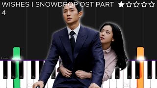 Jamie Miller  Wishes from ‘SNOWDROP OST 4’  EASY Piano Tutorial [upl. by Abad]