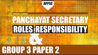 PANCHAYAT SECRETARY JOB  ROLES and RESPONSIBILITIES [upl. by Francois523]