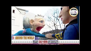 German carnival MOCKS Brexit Britain  May is ripping crying UK from EU [upl. by Stoddart965]