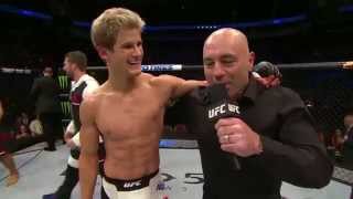 UFC 192 Sage Northcutt Octagon Interview amp Highlights [upl. by Weinert]