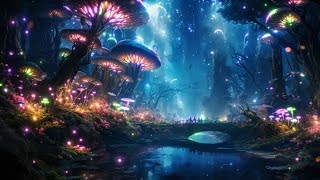 Magical Fairy Forest🍄Dreamy Woodland Music amp Nature Sounds Sleep Aid Fantasy Comfort [upl. by Mooney]