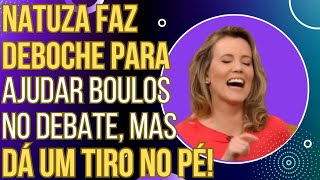 PODE RIR Blogueira da Globo faz deboche para ajudar Boulos no debate mas dá um tiro no pé [upl. by Yerroc]