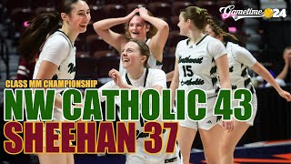 Northwest Catholic wins CIAC Class MM girls basketball championship over Sheehan [upl. by Dorn]