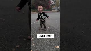 Almost Halloween halloween countdown spooky dance shorts toddlers funny cute spooky [upl. by Notwal]