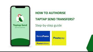 How to authorise Taptap Send transfers in the BancoPostaPostePay app TWIENGLISH [upl. by Anomahs]