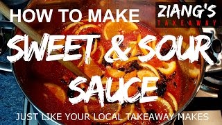 How to make genuine Chinese takeaway sweet and sour sauce at home [upl. by Nnek]